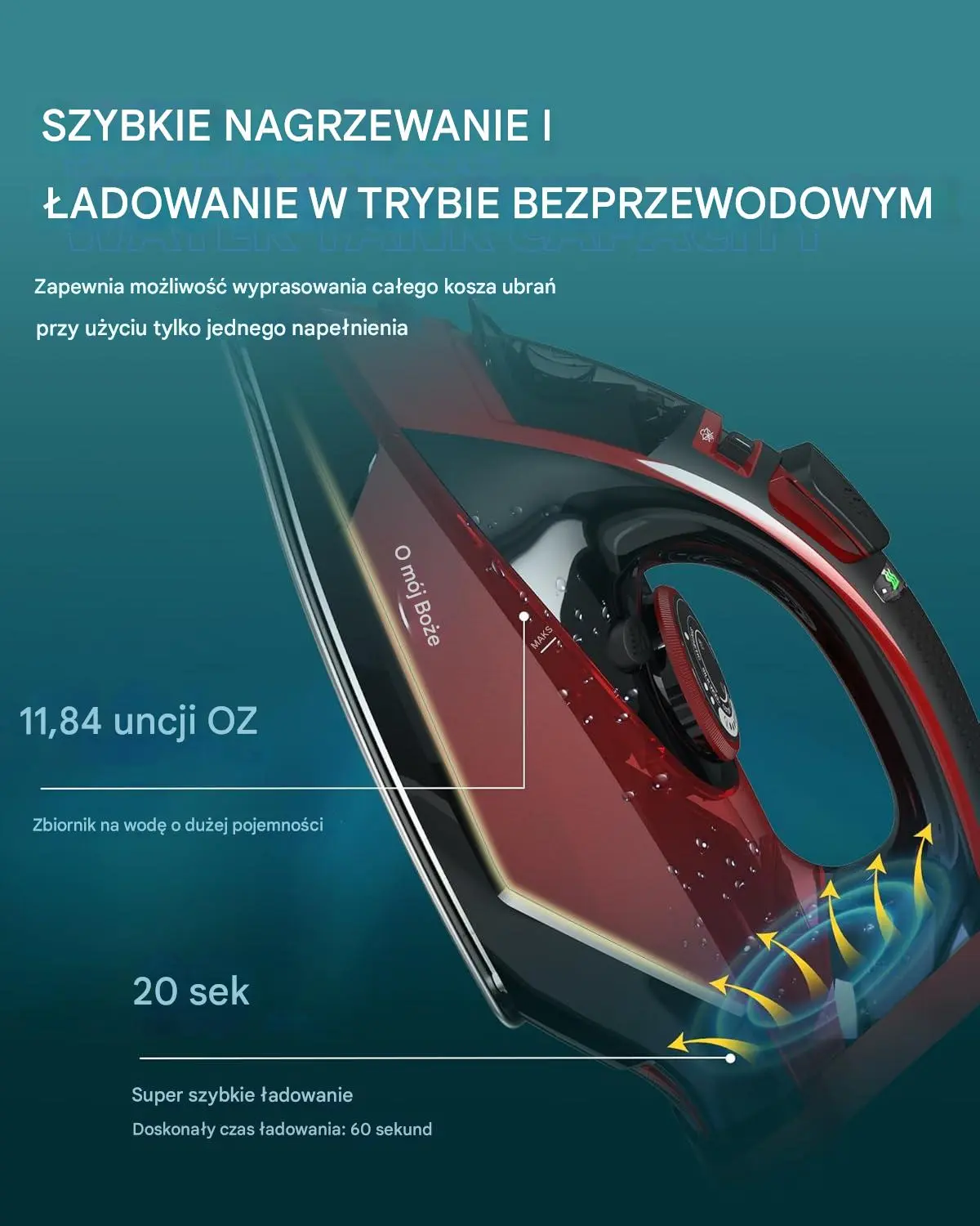 Ceramiczna stopa żelazka